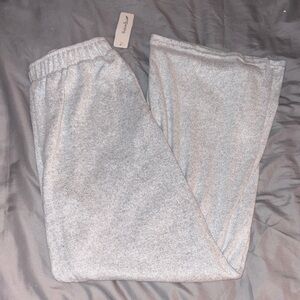 Women's Light Gray Wide Leg Pants